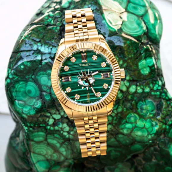 Timex Accessories - Timex X JA Legacy Malachite Tribe Eye Watch